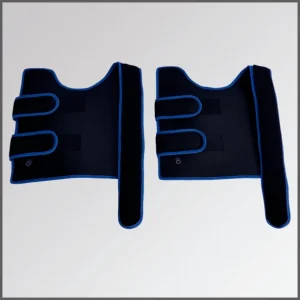 Chaleco diseñado para aplicar calor, frío o contrastes térmicos en el torso, utilizado para la prevención de lesiones, mantenimiento y recuperación muscular.